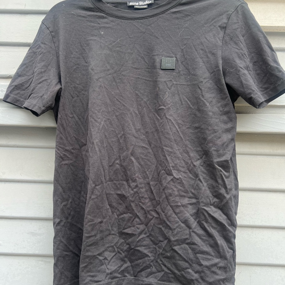 Acne Charcoal Gray Men's Tee